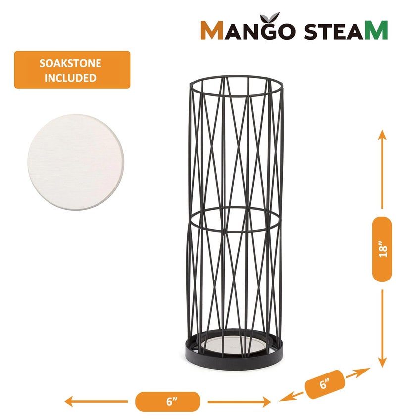 Mango Steam Pluvian Soakstone Umbrella Holder (Regular, Black) - Image 1